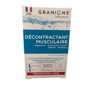 Granions - Décontractant musculaire 60 comprimès