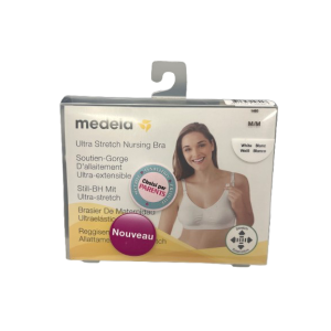 Soutien-Gorge d'Allaitement Ultra-Extensible Taille M Blanc