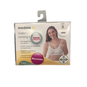 Medela Soutien Gorge de Grossesse et d'allaitement Taille S Blanc