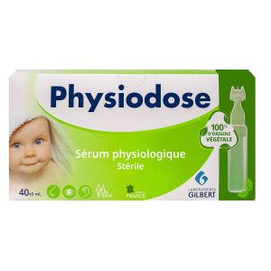 Sérum physiologoque stérile plastique végétal 40x5ml