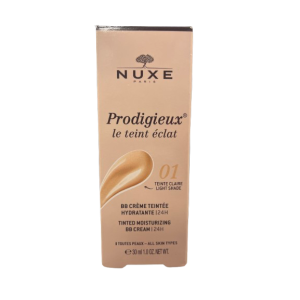 NUXE PRODIGIEUX LE TEINT ECLAT - BB Crème Teintée Hydratante 24H - 01 Clair, 30ml