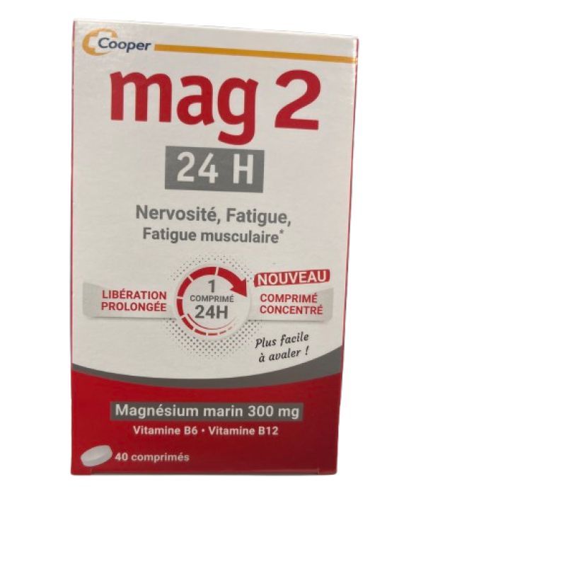 Mag2 24h 40 Comprimés