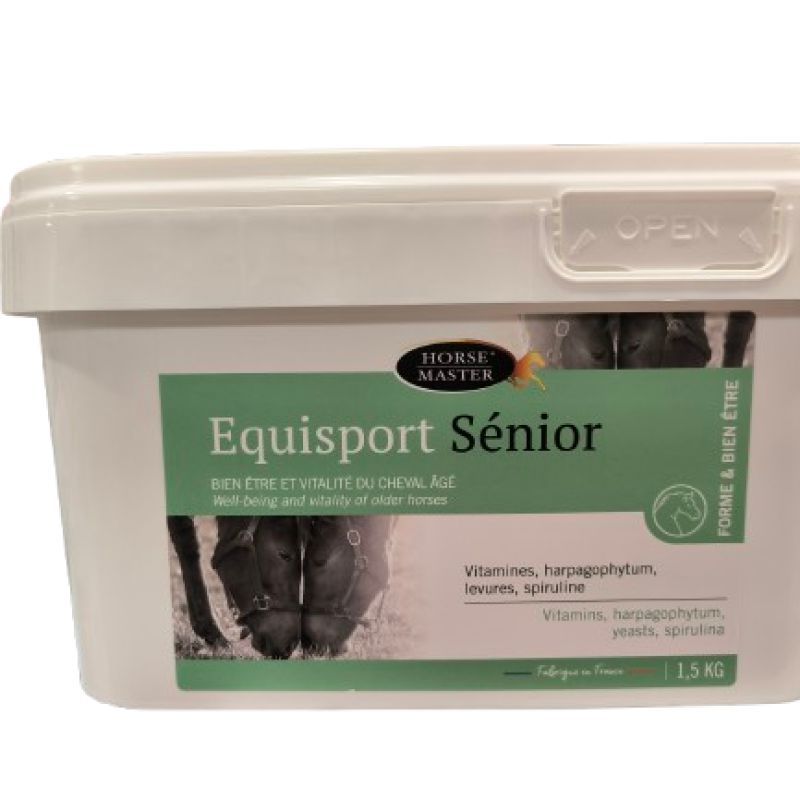 EQUISPORT SENIOR 1.5kg Bien être et vitalité du cheval âgé