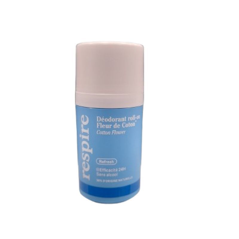 Respire - Déodorant roll-on Fleur de coton 50 ml