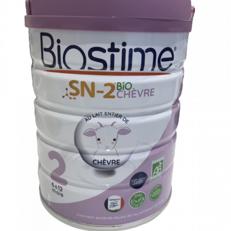 Le lait 2ème âge SN-2 bio plus Biostime est un lait infantile biologique  normand.