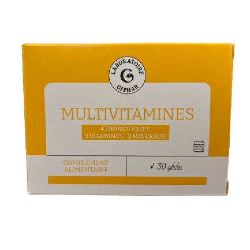 Giphar - multivitamines 30 gélules